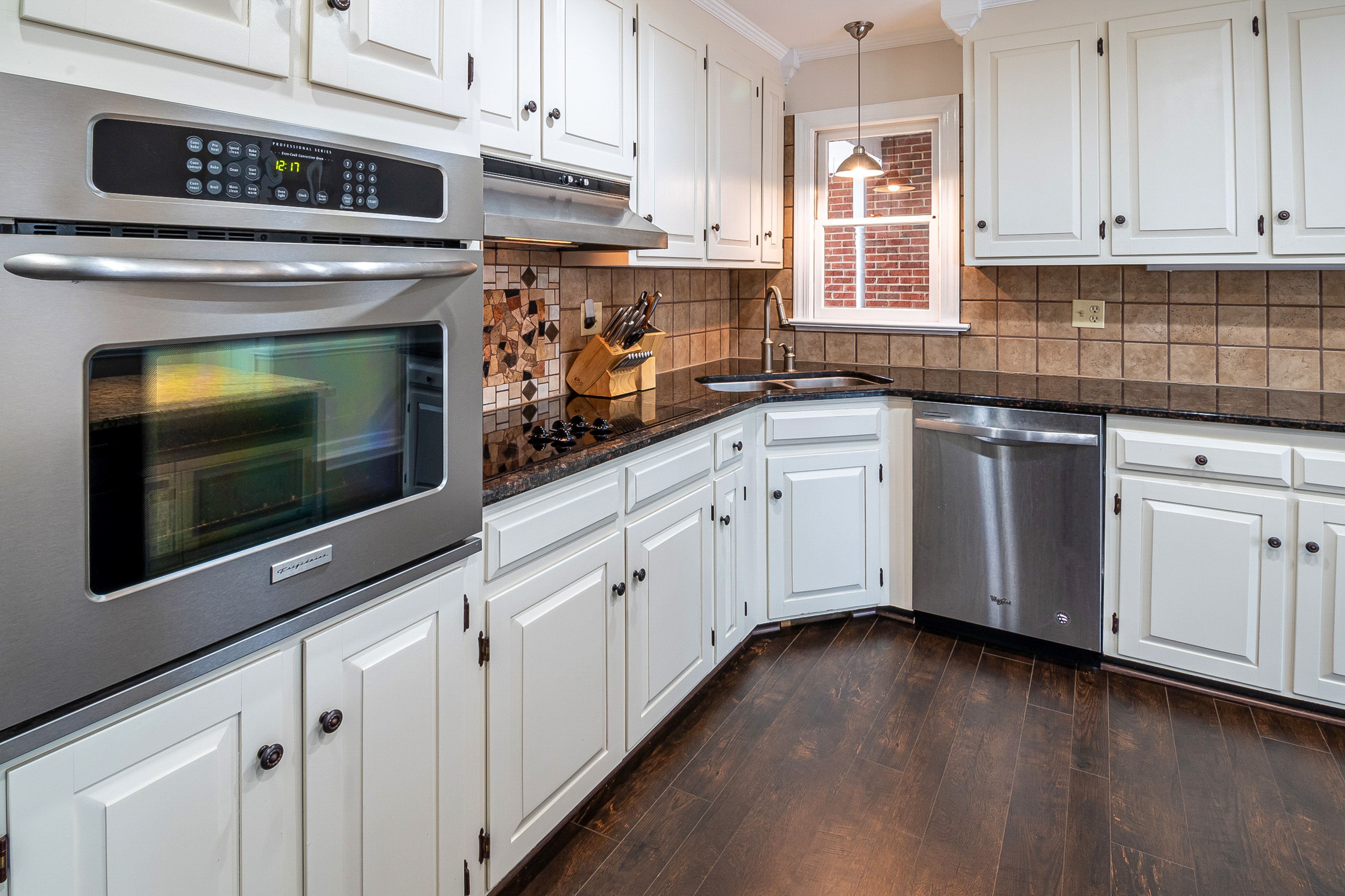 Timber kitchen cabinetry with island bench